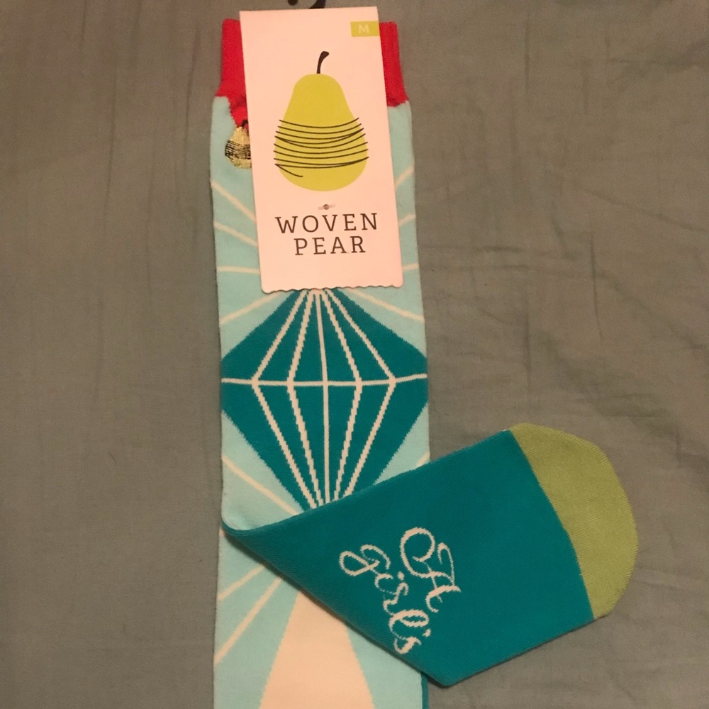 Woven Pear Socks